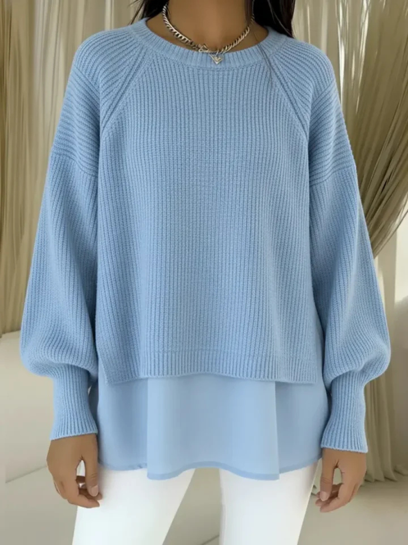 Kinga | Sweter z efektem warstw