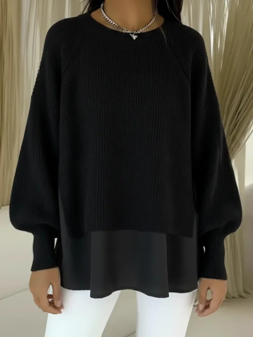 Kinga | Sweter z efektem warstw