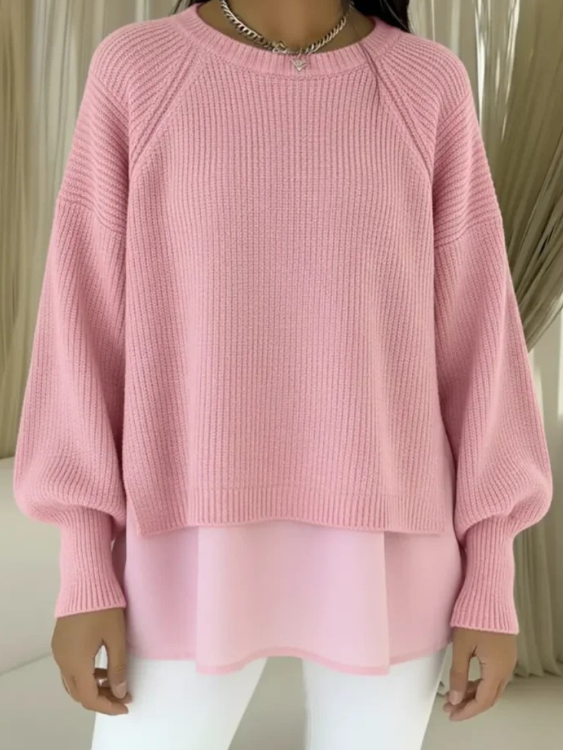 Kinga | Sweter z efektem warstw