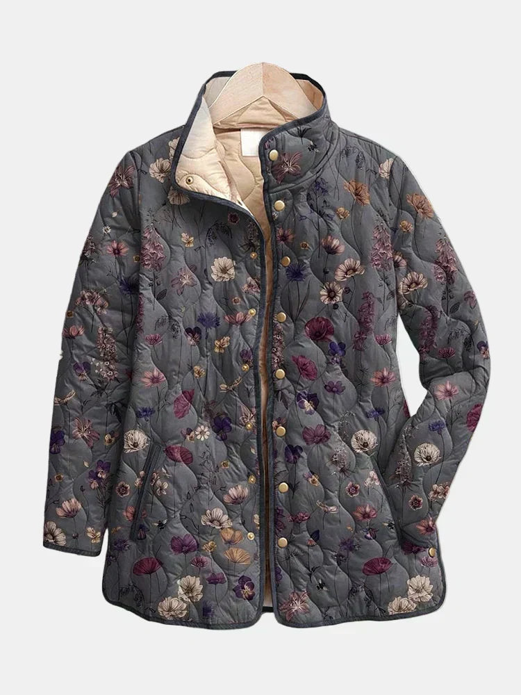 Gris Fleurs Séchées