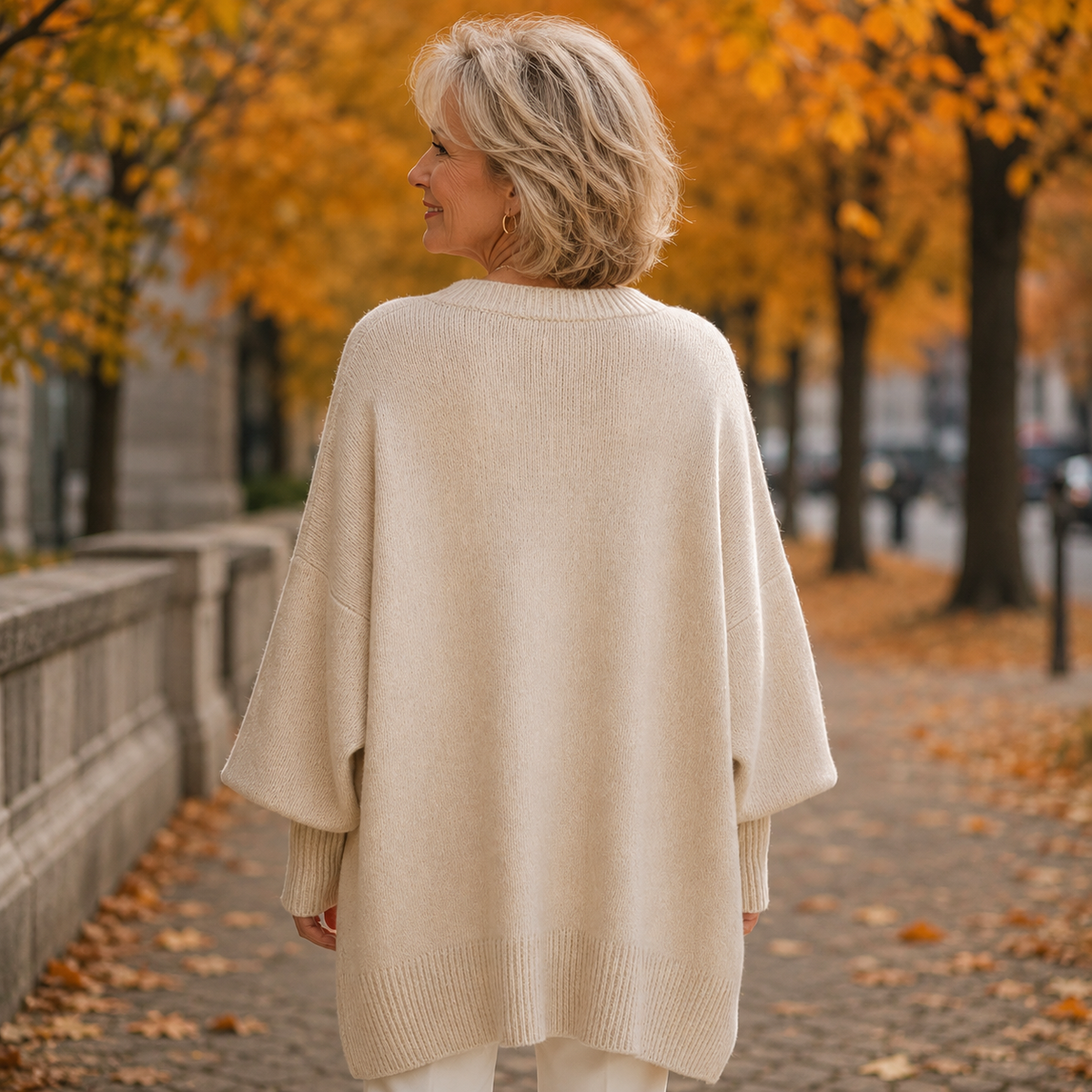 Adelina | Luźny sweter o lejącym kroju