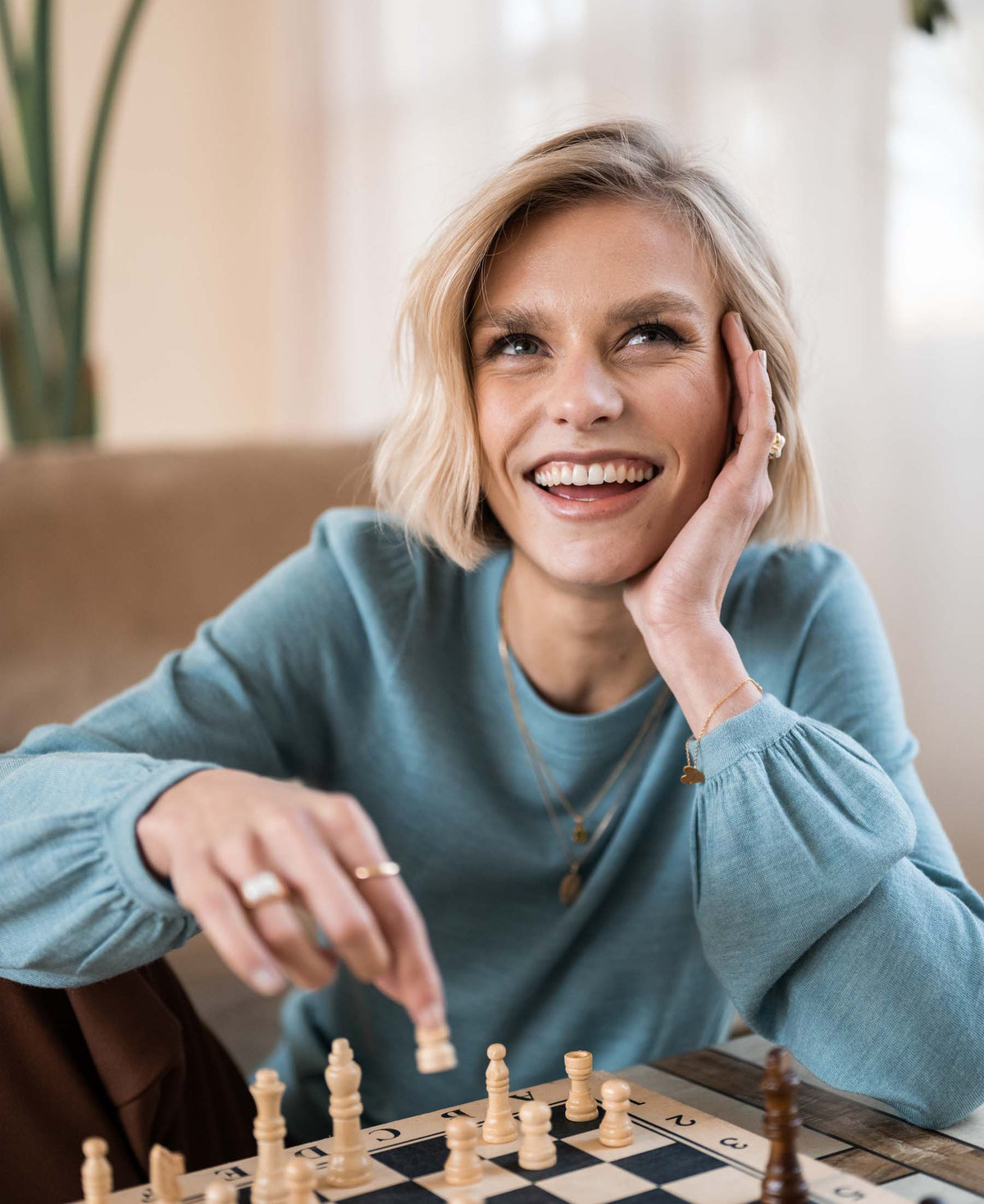 Inez | Sweter z okrągłym dekoltem