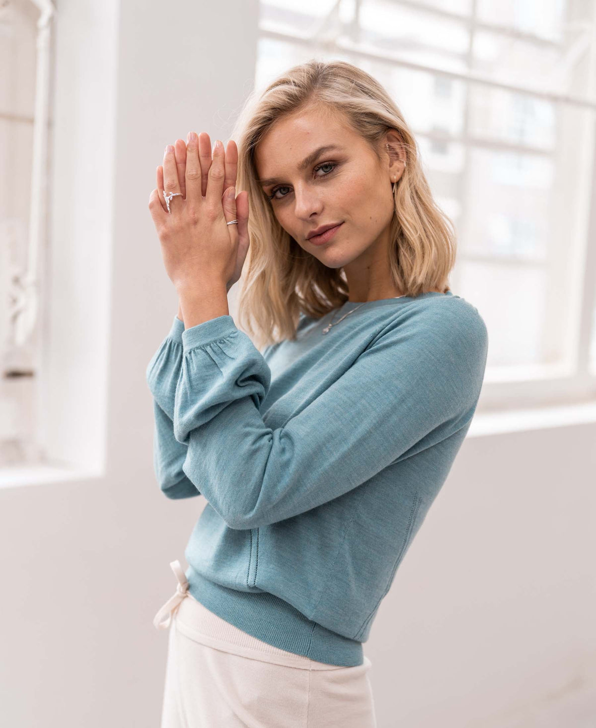 Inez | Sweter z okrągłym dekoltem