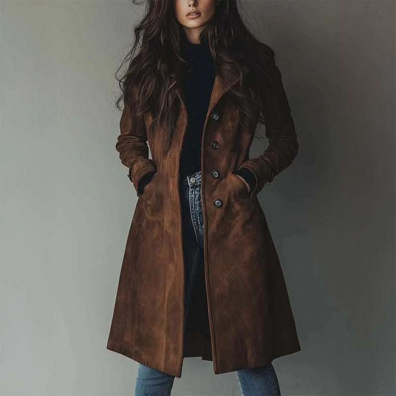 Alicja | Elegancki długi płaszcz