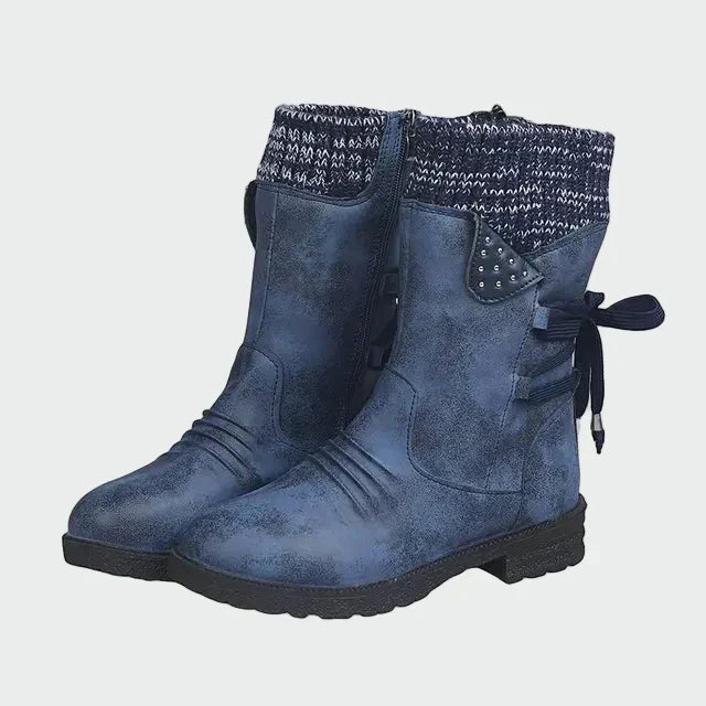 Apolonia | Eleganckie botki w stylu zamszu