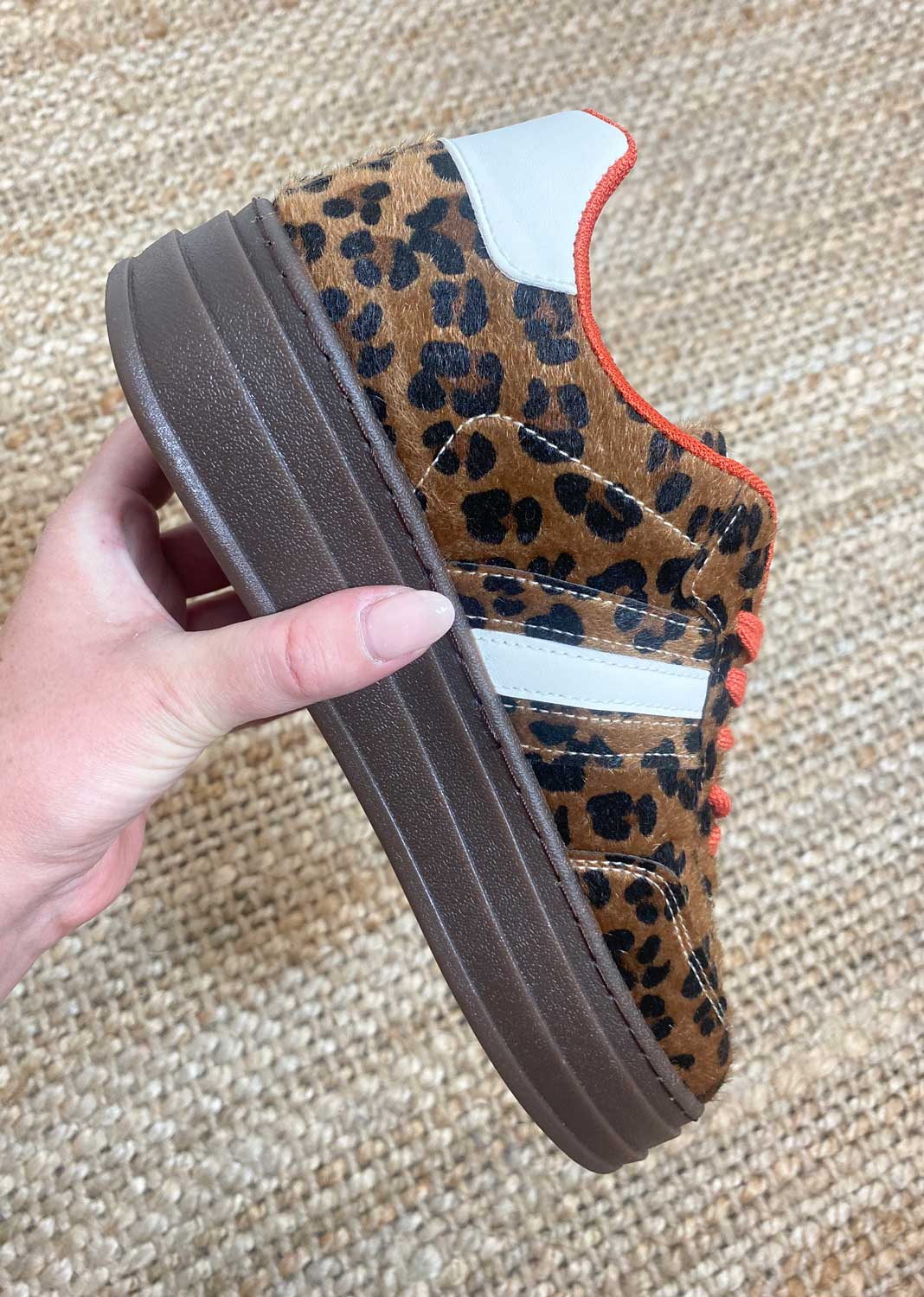 Halszka | Sneakersy w panterkę