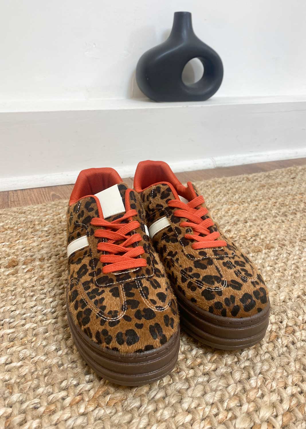 Halszka | Sneakersy w panterkę