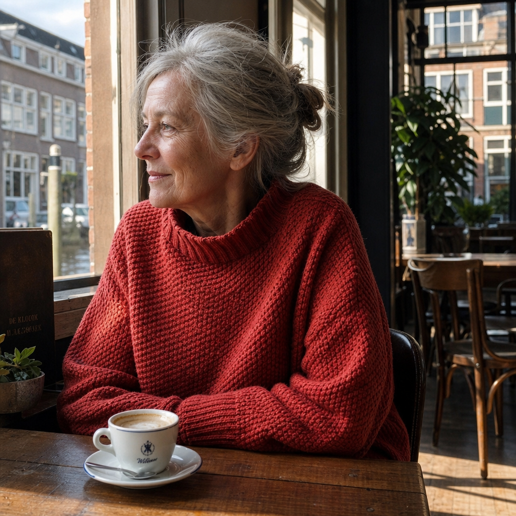 Berta | Luźny sweter ze stójką